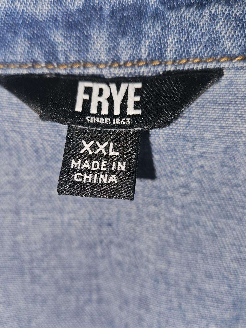 Frye Denim Dress 💙 XXL - Picture 5 of 9